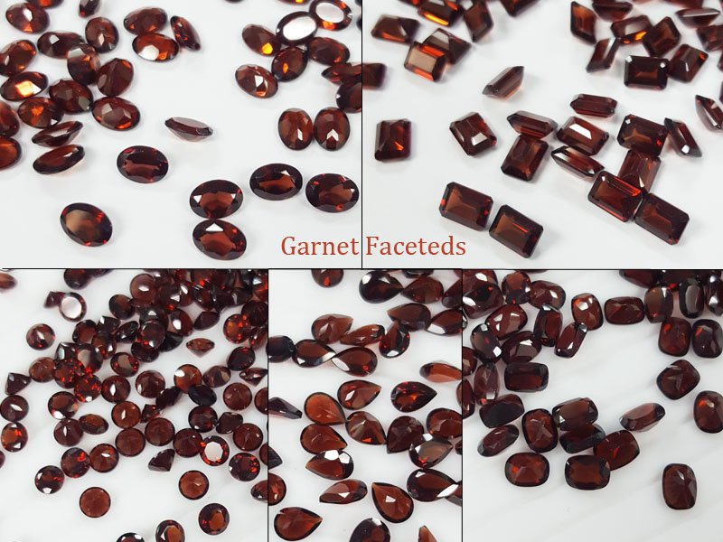 Garnet Faceted